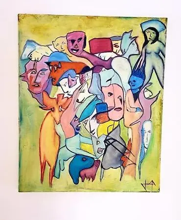 Cool Burgundy Appartement *